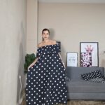 VESTIDO CURVI  LUNARES CON VOLANTE
