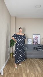 VESTIDO CURVI  LUNARES CON VOLANTE - Imagen 6