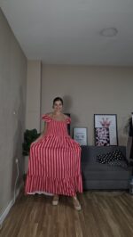 VESTIDO CURVI FRUNCIDO RAYAS - Imagen 2