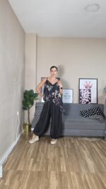 PANTALON CURVI BOMBACHO SATÉN - Imagen 5
