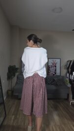BERMUDAS CURVI VICHY - Imagen 3