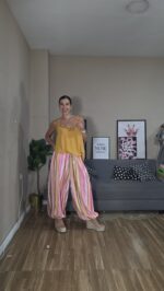 PANTALON CURVI BOMBACHO RAYAS - Imagen 5