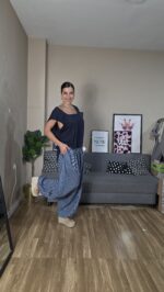 PANTALON CURVI BOMBACHO CUADROS - Imagen 5