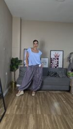 PANTALON CURVI BOMBACHO CUADROS