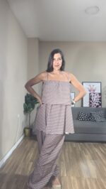 CONJUNTO CURVI TOP VICHY - Imagen 6