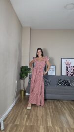 VESTIDO CURVI FRUNCIDO VICHY - Imagen 7