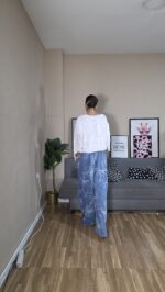 PANTALON CURVI EFECTO DENIM - Imagen 11