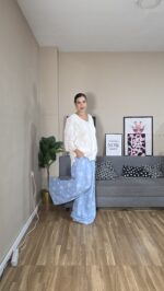PANTALON CURVI EFECTO DENIM - Imagen 3