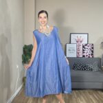 VESTIDO CURVI EFECTO DENIM