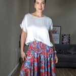 BLUSA T.PEQUEÑA SEMICURVI SATEN