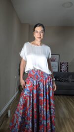 BLUSA T.PEQUEÑA SEMICURVI SATEN
