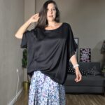 BLUSON CURVI SATINADO