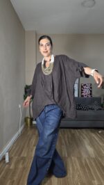BLUSA CURVI LINO - Imagen 5