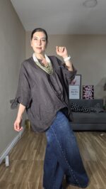 BLUSA CURVI LINO - Imagen 6