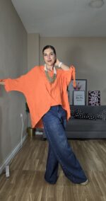 BLUSA CURVI LINO - Imagen 2