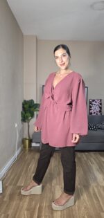BLUSA CURVI NUDO - Imagen 5
