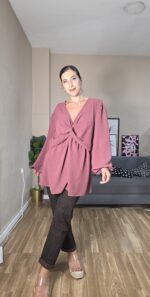 BLUSA CURVI NUDO - Imagen 6