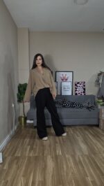 JEANS CURVI NEGRO ANCHO - Imagen 3