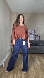 JEANS CURVI ANCHO VAQUERO - Imagen 4