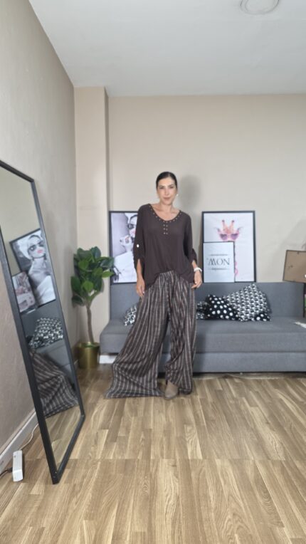 PANTALON CURVI PUNTO RAYAS