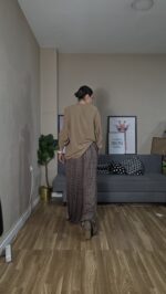 PANTALON CURVI PUNTO CUADROS - Imagen 3