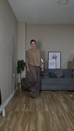 PANTALON CURVI PUNTO CUADROS