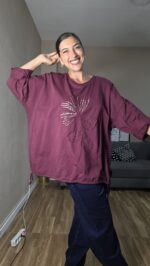 SUDADERA CURVI FLOR