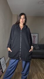 CHAQUETA CURVI CON DENIM Y GLITER - Imagen 8