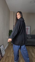 CHAQUETA CURVI CON DENIM Y GLITER - Imagen 7