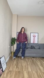 JOGGER CURVI EFECTO DENIM