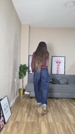 JOGGER CURVI EFECTO DENIM - Imagen 3