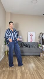 JEANS CURVI VAQUERO CINTURA CRUZADA - Imagen 3