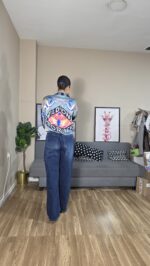 JEANS CURVI VAQUERO CINTURA CRUZADA - Imagen 4