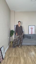 PANTALON CURVI PUNTO CAMUFLAJE - Imagen 2