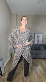CAMISETA CURVI CRUZADA LEOPARDO - Imagen 12