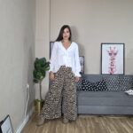 PANTALON SEMICURVI T.PEQUEÑA LEOPARDO