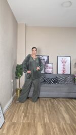 PANTALON CURVI ANTE BOTONES - Imagen 2