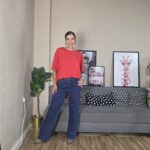 JEANS CURVI CEREZAS