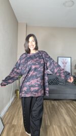 SUDADERA CURVI ESTAMPADA - Imagen 9