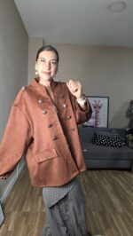 CHAQUETA CURVI ANTE NEPAL - Imagen 6