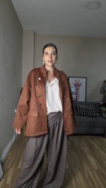 CHAQUETA CURVI ANTE NEPAL - Imagen 7