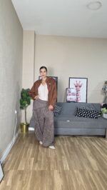 PANTALON CURVI VICHY PAÑUELO