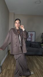 CHAQUETA CURVI ANTE NEPAL - Imagen 8
