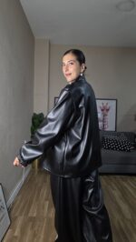 CHAQUETA CURVI POLIPIEL MILITAR - Imagen 3